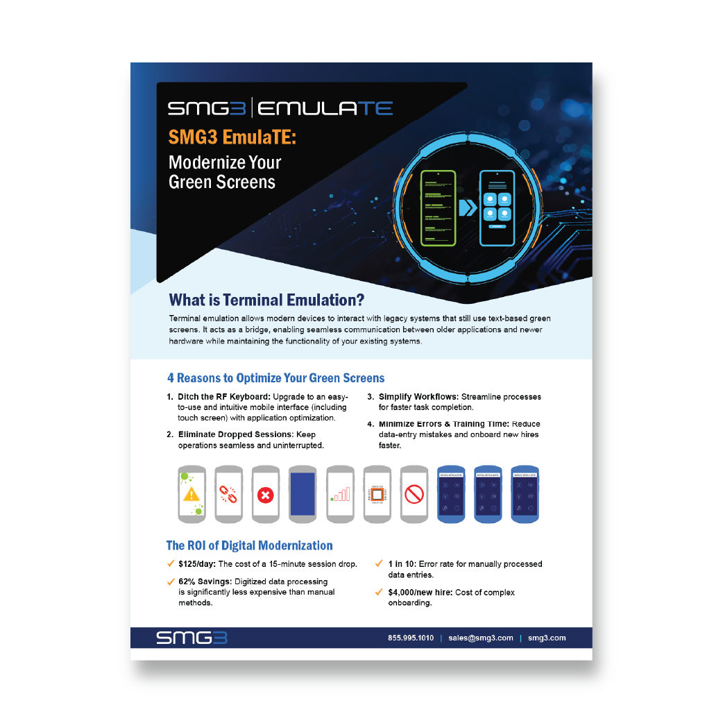Emulate Flyer Mockup